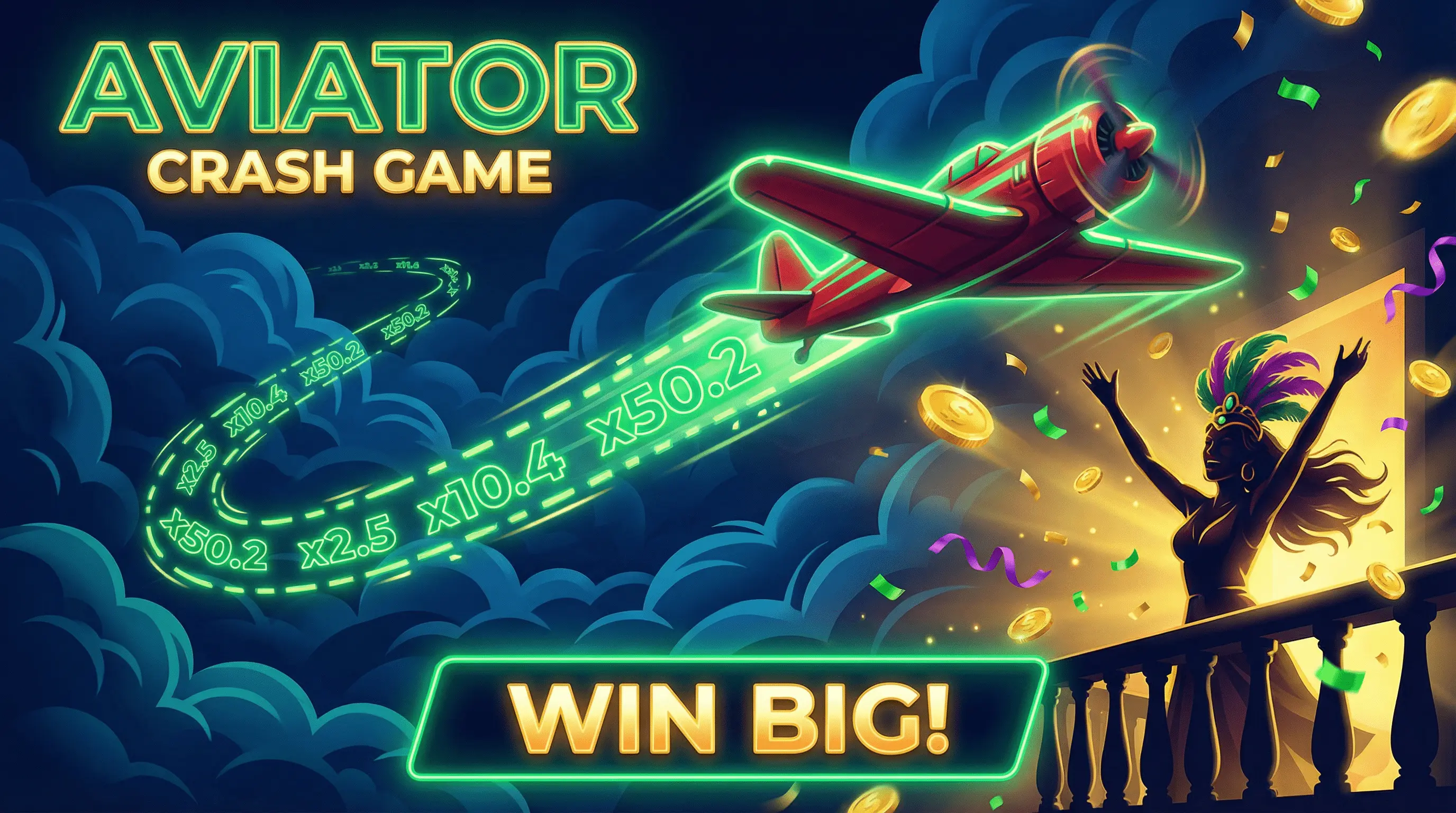 Jogo Aviator com avião subindo e multiplicador crescendo